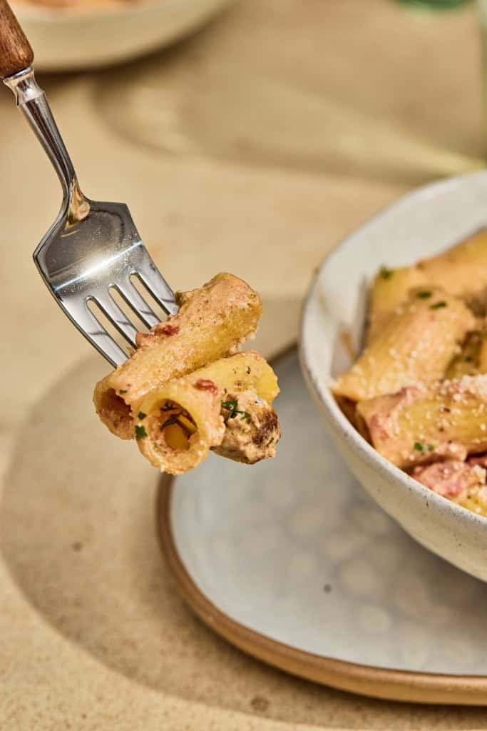 Creamy Italian Sausage Rigatoni