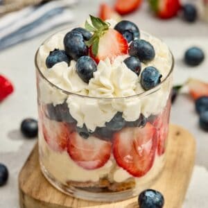 Red White and Blue Trifle