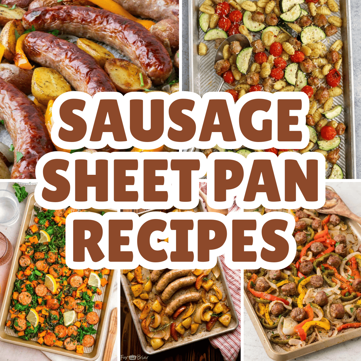 sausage sheet pan dinner