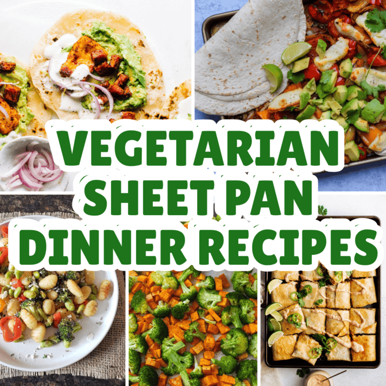 Vegetarian Sheet Pan Dinner Recipes