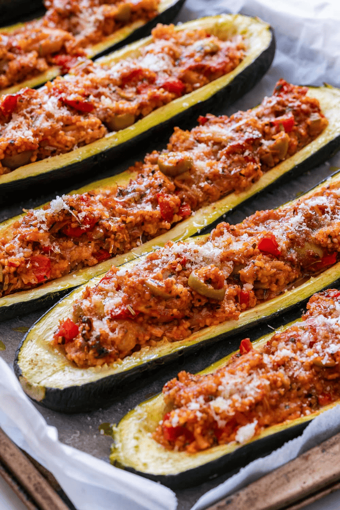 Stuffed Zucchini Boats