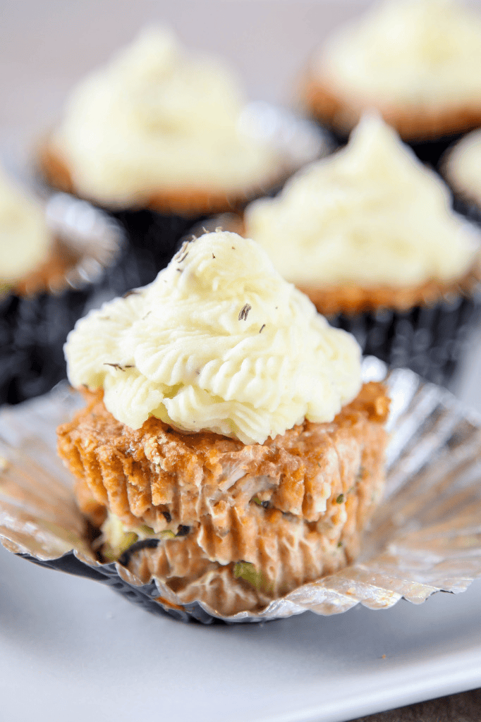 Turkey Meatloaf Cupcakes with zucchini
