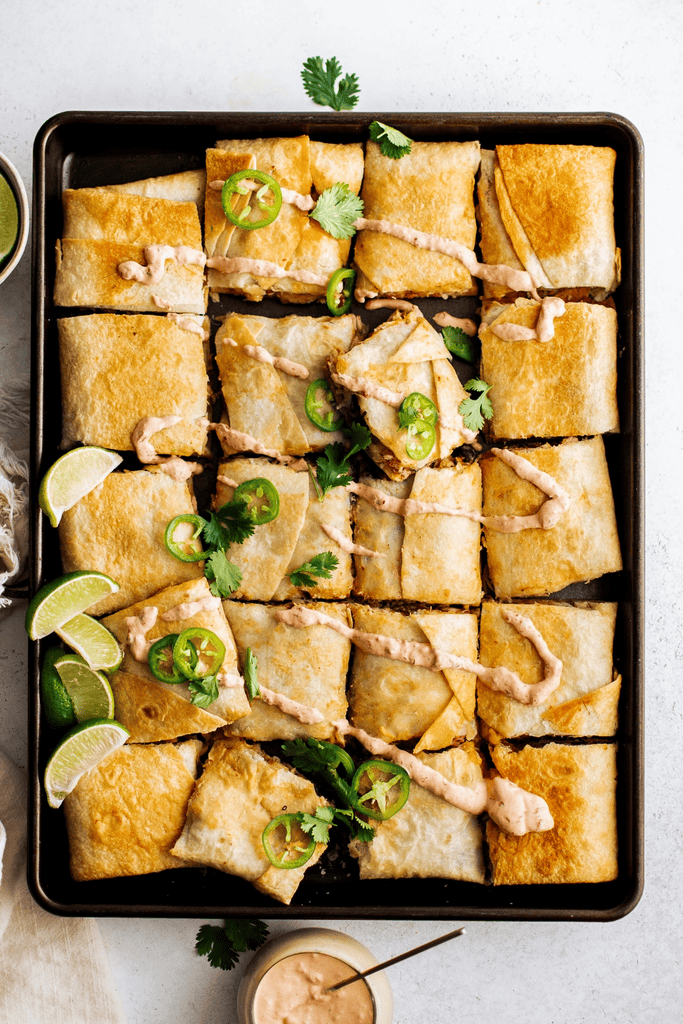 Sheet Pan Quesadillas