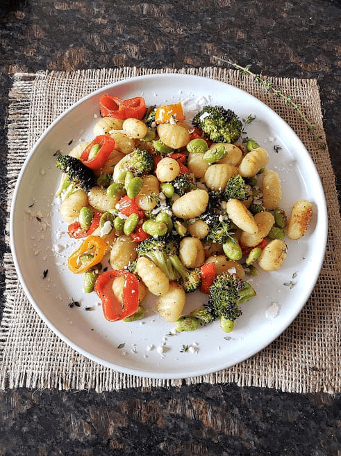 Vegan Sheet Pan Gnocchi and Vegetables