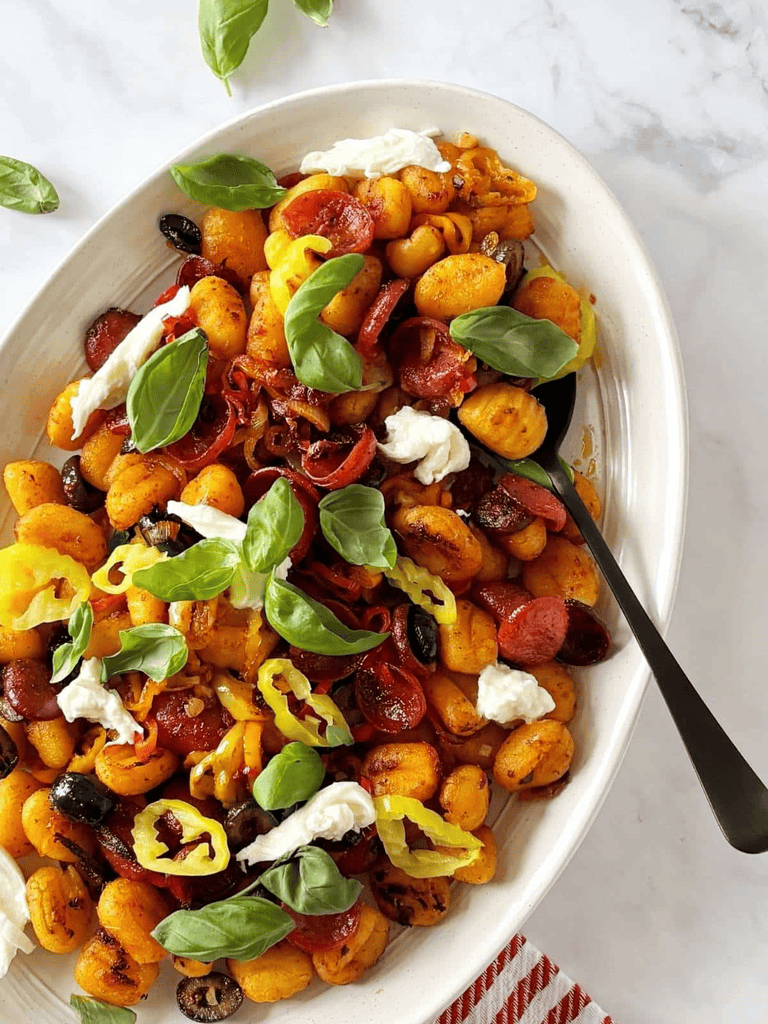 Sheet Pan Pizza Gnocchi