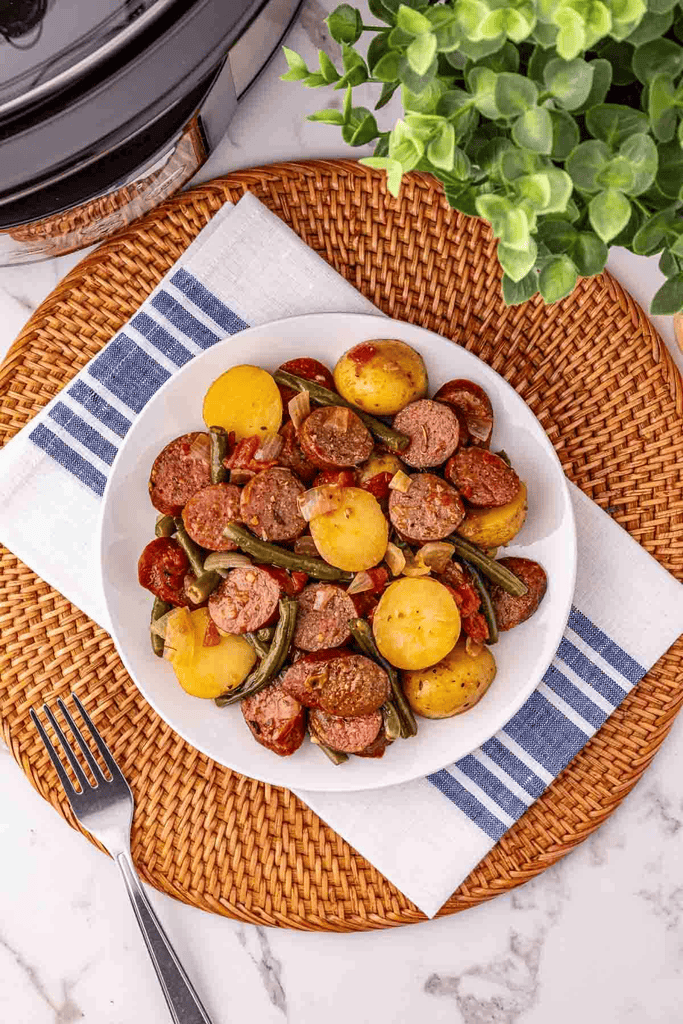 Crockpot Sausage and Potatoes
