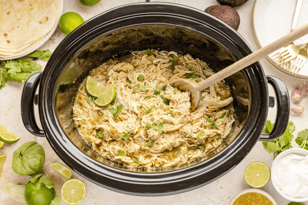 Slow Cooker Salsa Verde Chicken