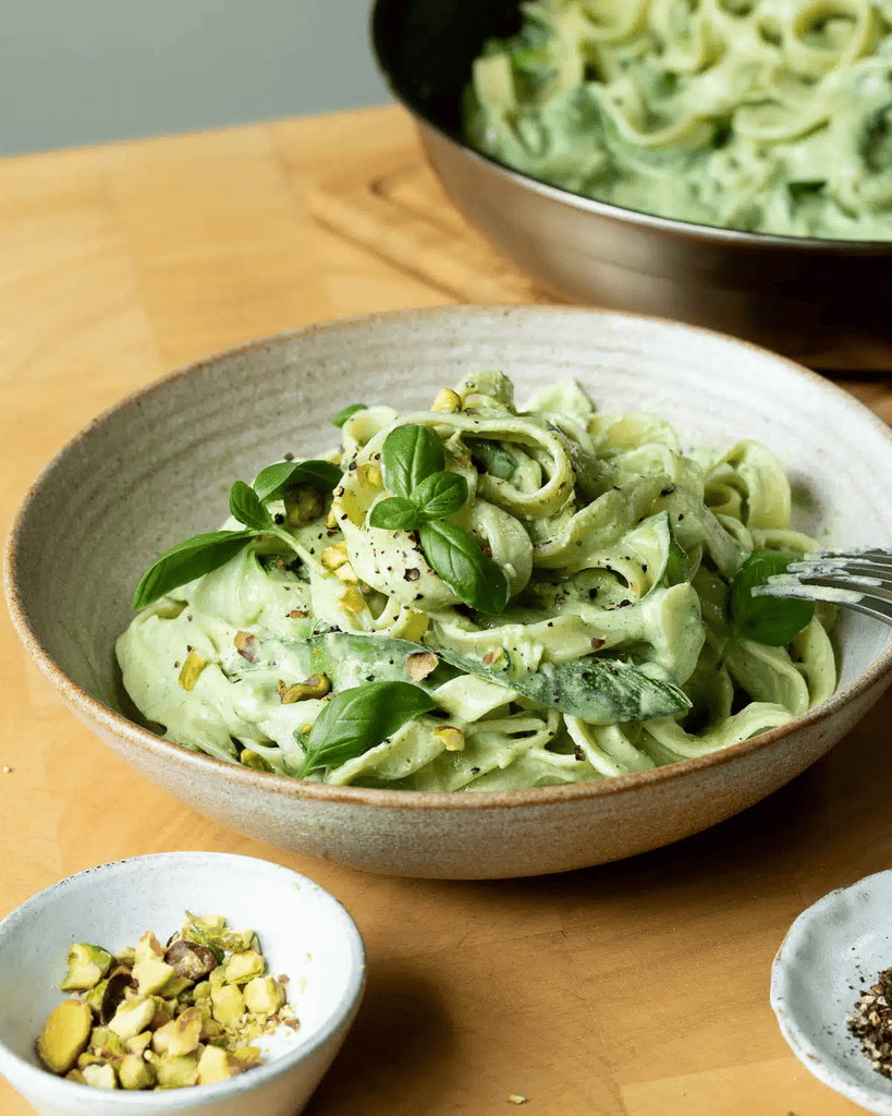 creamy zucchini pasta