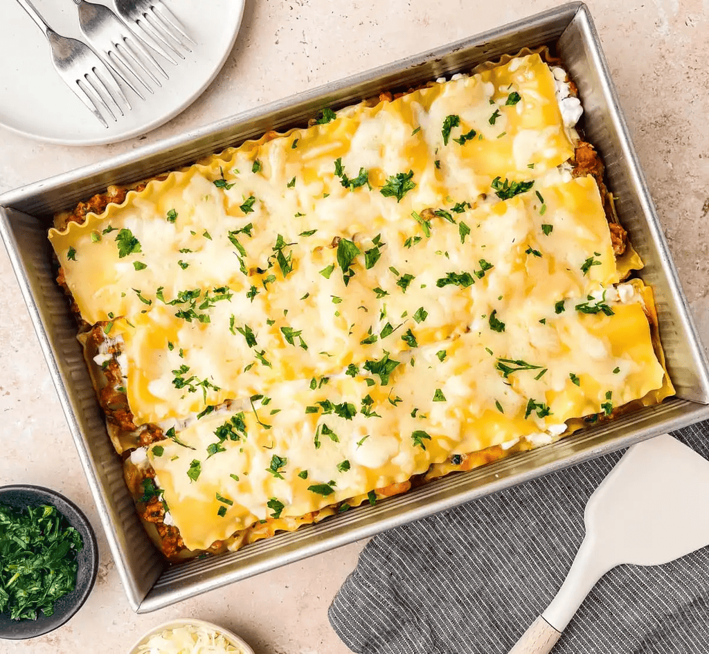 Ground Chicken Lasagna with Zucchini