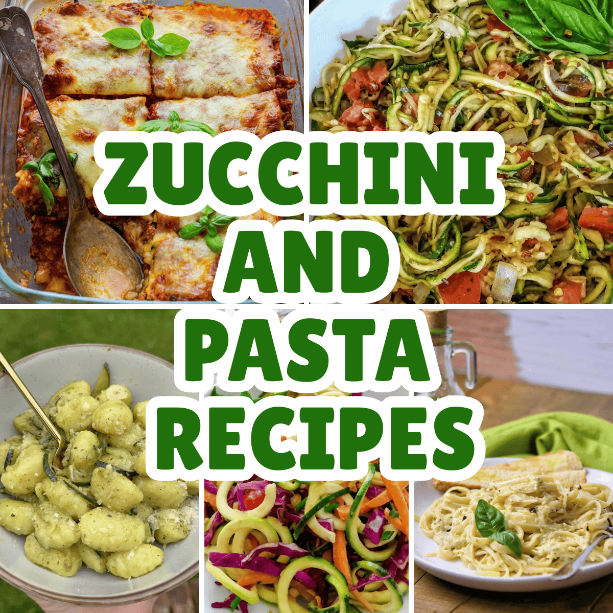 zucchini rand pasta recipes