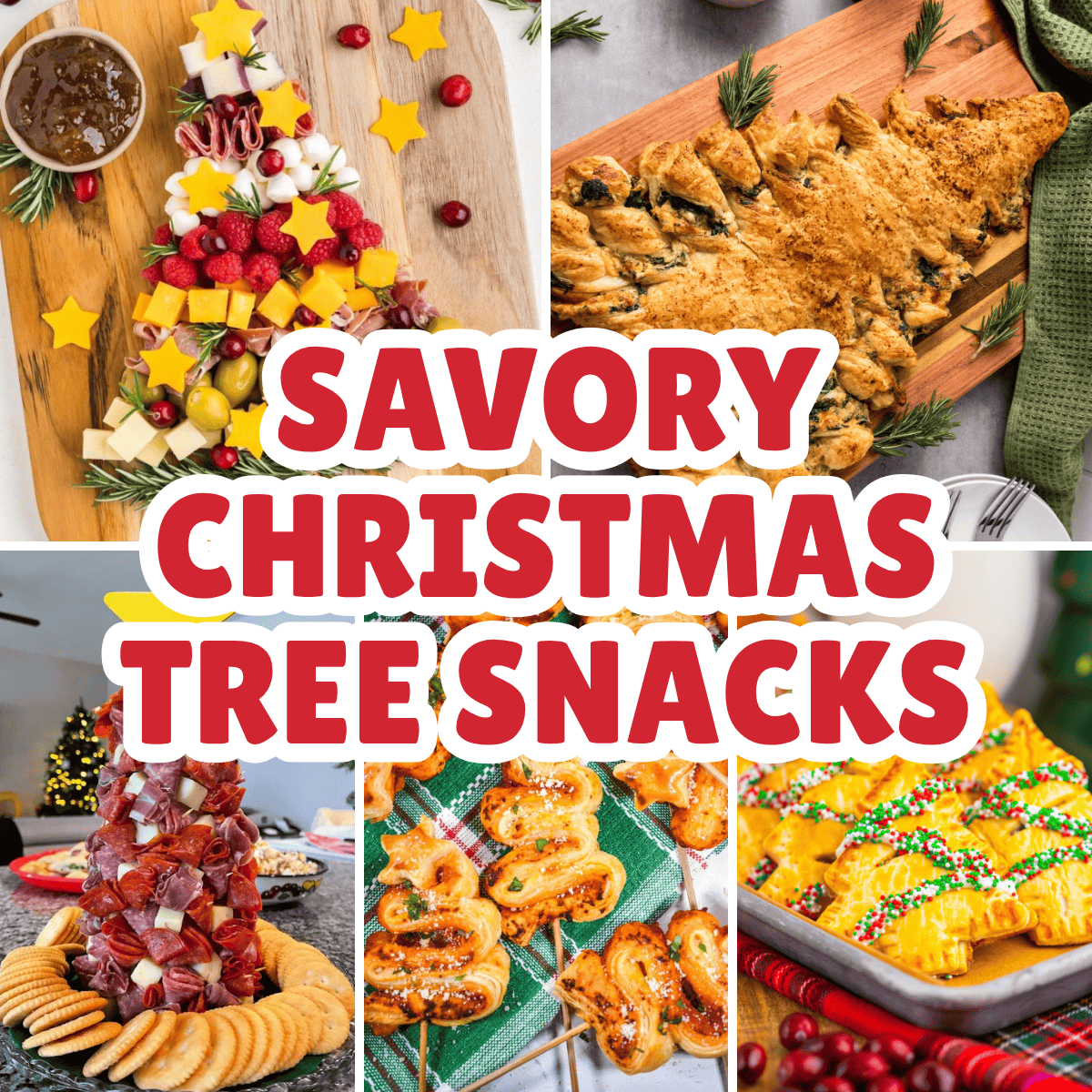 Savory Christmas Tree Snacks