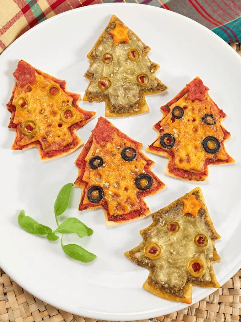 Christmas Tree Pizzas