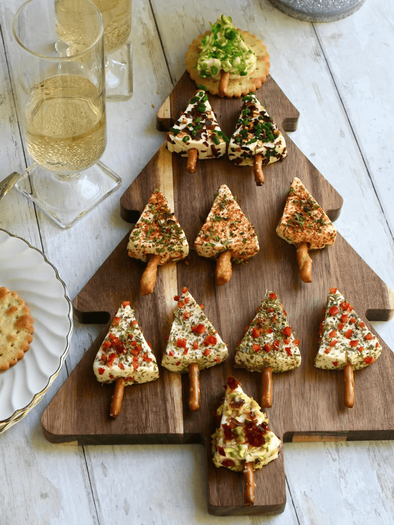 Easy Christmas Cheese Trees